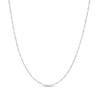 Thumbnail Image 1 of 1.25mm Singapore Chain Necklace in 10K White Gold - 18"