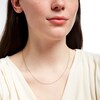 Thumbnail Image 2 of 1.25mm Singapore Chain Necklace in 10K White Gold - 18"