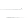 Thumbnail Image 3 of 1.25mm Singapore Chain Necklace in 10K White Gold - 18"