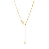 Thumbnail Image 3 of Made in Italy Ladies' 0.8mm Adjustable Snake Chain Necklace in 14K Gold - 22"