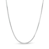 Thumbnail Image 1 of Made in Italy Men's 0.8mm Adjustable Snake Chain Necklace in 14K White Gold - 22"