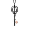 Thumbnail Image 1 of Enchanted Disney Villains Ursula 1/10 CT. T.W. Black Diamond Pendant in Sterling Silver and 10K Rose Gold