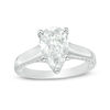 Thumbnail Image 1 of Vera Wang Love Collection 2-1/3 CT. T.W. Certified Pear-Shaped Diamond Engagement Ring in 14K White Gold (I/SI2)