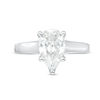 Thumbnail Image 3 of Vera Wang Love Collection 2-1/3 CT. T.W. Certified Pear-Shaped Diamond Engagement Ring in 14K White Gold (I/SI2)