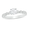 Thumbnail Image 1 of 5/8 CT. T.W. Diamond Alternating Marquise and Circles Vintage-Style Engagement Ring in 14K White Gold