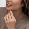 Thumbnail Image 2 of 1-1/3 CT. T.W. Diamond Past Present Future® Hexagonal Frame Engagement Ring in 14K White Gold