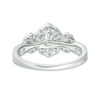 Thumbnail Image 4 of 1-1/3 CT. T.W. Diamond Past Present Future® Hexagonal Frame Engagement Ring in 14K White Gold