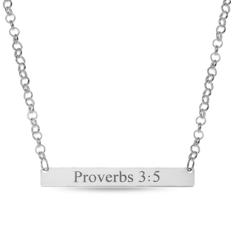 bible verse engravable bar
