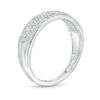 Thumbnail Image 3 of 1/4 CT. T.W. Diamond Multi-Row Band in 10K White Gold