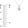 Thumbnail Image 1 of 1/3 CT. Certified Diamond Solitaire Pendant in 14K White Gold (I/VS2)