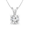 Thumbnail Image 1 of 1 CT. Certified Diamond Solitaire Pendant in 14K White Gold (I/SI2)