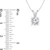 Thumbnail Image 2 of 1 CT. Certified Diamond Solitaire Pendant in 14K White Gold (I/SI2)