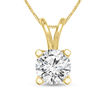 Thumbnail Image 1 of 3/4 CT. Certified Diamond Solitaire Pendant in 14K Gold (I/VS2)
