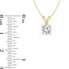 Thumbnail Image 2 of 3/4 CT. Certified Diamond Solitaire Pendant in 14K Gold (I/SI2)