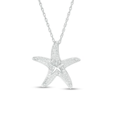 Diamond starfish pendants Clearance