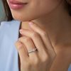 Thumbnail Image 1 of 1/2 CT. T.W. Certified Diamond Filigree Vintage-Style Engagement Ring in 14K White Gold (I/I1)