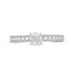 Thumbnail Image 3 of 1/2 CT. T.W. Certified Diamond Filigree Vintage-Style Engagement Ring in 14K White Gold (I/I1)