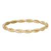 Thumbnail Image 0 of 5.0mm Multi-Finish Twisted Ribbons Hinged Bangle in 14K Gold