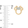 Thumbnail Image 2 of Child's Disney Twinkle Diamond Accent Minnie Mouse Stud Earrings in 14K Gold