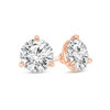 Thumbnail Image 0 of 1/3 CT. T.W. Certified Diamond Solitaire Stud Earrings in 14K Rose Gold (I/SI2)