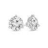 Thumbnail Image 0 of 1/3 CT. T.W. Certified Diamond Solitaire Stud Earrings in 14K White Gold (I/VS2)