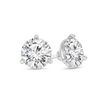 Thumbnail Image 1 of 1/2 CT. T.W. Certified Diamond Solitaire Stud Earrings in 14K White Gold (I/VS2)