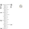 Thumbnail Image 2 of 1/4 CT. T.W. Certified Diamond Solitaire Stud Earrings in 14K Gold (I/VS2)