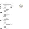 Thumbnail Image 1 of 1/3 CT. T.W. Certified Diamond Solitaire Stud Earrings in 14K Gold (I/VS2)