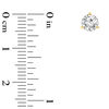 Thumbnail Image 2 of 1/2 CT. T.W. Certified Diamond Solitaire Stud Earrings in 14K Gold (I/VS2)