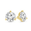 Thumbnail Image 0 of 1/3 CT. T.W. Certified Diamond Solitaire Stud Earrings in 14K Gold (I/SI2)