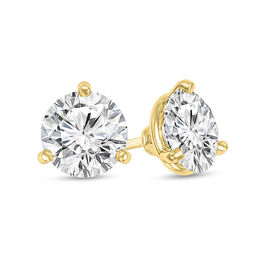 1/2 CT. T.W. Certified Diamond Solitaire Stud Earrings in 14K Gold (I/SI2)