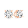 Thumbnail Image 0 of 1/3 CT. T.W.  Certified Solitaire Stud Earrings in 14K Rose Gold (I/SI2)