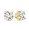 Thumbnail Image 0 of 1-3/8 CT. T.W. Certified Diamond Solitaire Stud Earrings in 14K Gold (I/VS2)