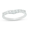 Thumbnail Image 1 of 3/8 CT. T.W. Diamond Contour Anniversary Band in 14K White Gold