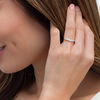 Thumbnail Image 2 of 3/8 CT. T.W. Diamond Contour Anniversary Band in 14K White Gold