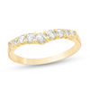 Thumbnail Image 1 of 3/8 CT. T.W. Diamond Contour Anniversary Band in 14K Gold