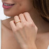 Thumbnail Image 2 of 3/8 CT. T.W. Diamond Contour Anniversary Band in 14K Gold