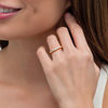 Thumbnail Image 2 of 1/2 CT. T.W. Diamond Contour Wedding Band in 14K Gold