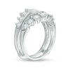 1-1/2 CT. T.W. Diamond Contour Ring Solitaire Enhancer in 14K White Gold