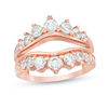 Thumbnail Image 1 of 1-1/2 CT. T.W. Diamond Contour Ring Solitaire Enhancer in 14K Rose Gold