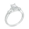 Thumbnail Image 3 of 3/4 CT. T.W. Oval Diamond Vintage-Style Engagement Ring in 14K White Gold