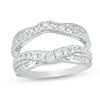 Thumbnail Image 0 of 1 CT. T.W. Diamond Criss-Cross Ring Solitaire Enhancer in 14K White Gold