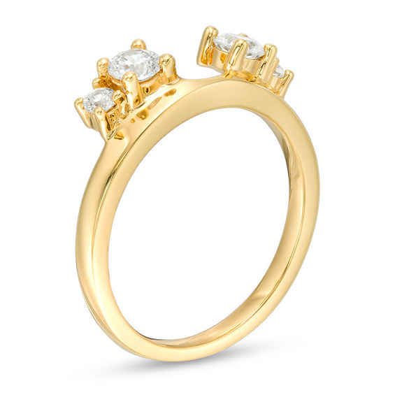 1/2 CT. T.w. Diamond Solitaire Enhancer in 14K Gold