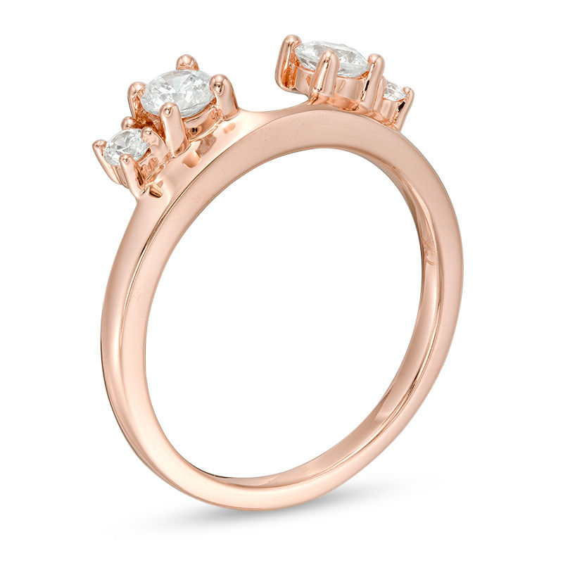 Main Image 2 of 1/2 CT. T.W. Diamond Solitaire Enhancer in 14K Rose Gold