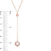 Thumbnail Image 2 of 8.0-8.5mm Pink Freshwater Cultured Pearl "Y" Necklace in 10K Rose Gold