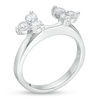 Thumbnail Image 1 of 3/4 CT. T.W. Diamond Tri-Sides Solitaire Enhancer in 14K White Gold