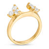 Thumbnail Image 1 of 3/4 CT. T.W. Diamond Tri-Sides Solitaire Enhancer in 14K Gold
