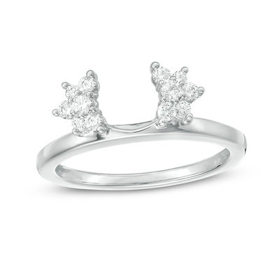 Guard and 1 Carat CZ Solitaire Size 3 to 15 in 1/4 Size Interval Guard & Solitaire Set,Includes 2 Pieces