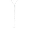 Thumbnail Image 1 of 1/5 CT. T.W. Diamond Bezel-Set "Y" Necklace in Sterling Silver - 19"