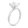 Thumbnail Image 1 of 2 CT. Certified Oval Diamond Solitaire Engagement Ring in 14K White Gold (I/I1)